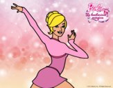 Barbie en postura de ballet