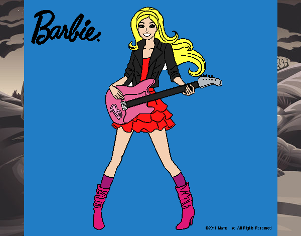 Barbie guitarrista