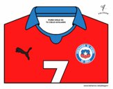 Camiseta del mundial de fútbol 2014 de Chile