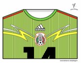 Camiseta del mundial de fútbol 2014 de México