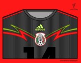 Camiseta del mundial de fútbol 2014 de México