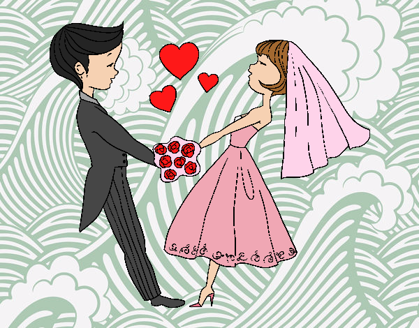 Dibujo De Casados Y Enamorados Pintado Por En El Día 09 03 16 A Las 191509 