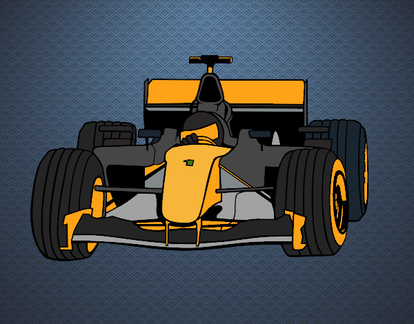 Dibujo Coche de F1 pintado por lalinda