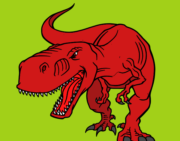 Dibujo Dinosaurio enfadado pintado por nyan04
