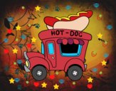 Food truck de perritos calientes