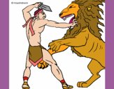 Gladiador contra león