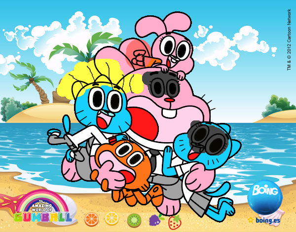 Gumball y amigos contentos