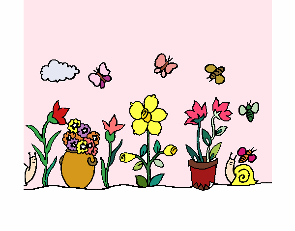 Dibujo de Jardín pintado por Aike en  el día 08-03-16 a las  01:27:28. Imprime, pinta o colorea tus propios dibujos!