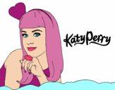 Dibujo Katy Perry pintado por lalinda