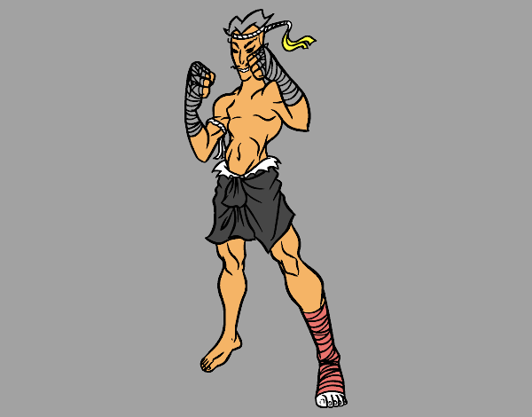 Luchador de Muay Thai