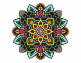 Dibujo Mandala decorativa pintado por valeriart