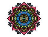 Dibujo Mandala para relajarse pintado por Dan17