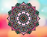 Dibujo Mandala para relajarse pintado por Finys