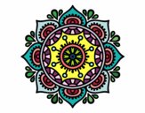 Dibujo Mandala para relajarse pintado por gabyprins