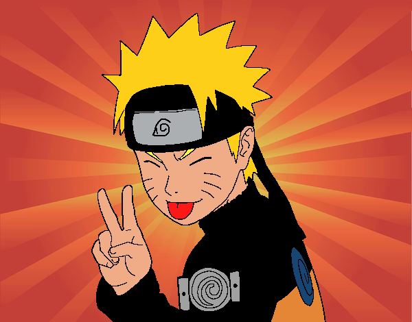 Naruto sacando lengua