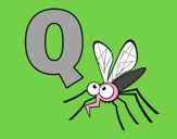 Dibujo Q de Mosquito pintado por mariabm14