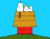 Snoopy durmiendo