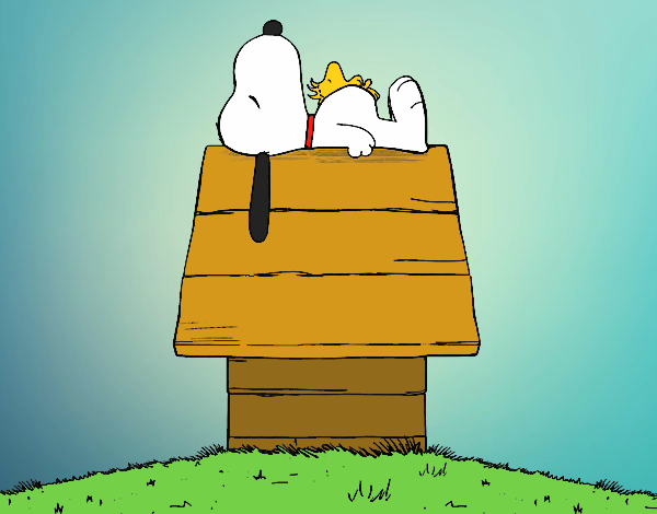 Snoopy durmiendo