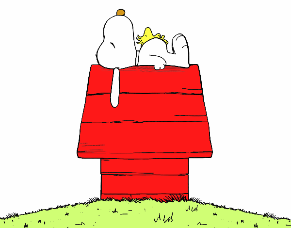 Snoopy durmiendo