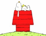 Snoopy durmiendo