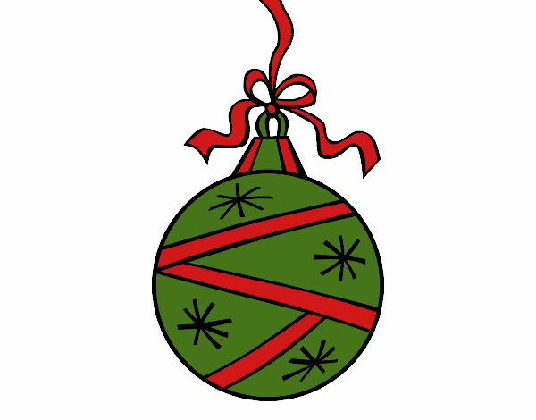 Una bola de Navidad