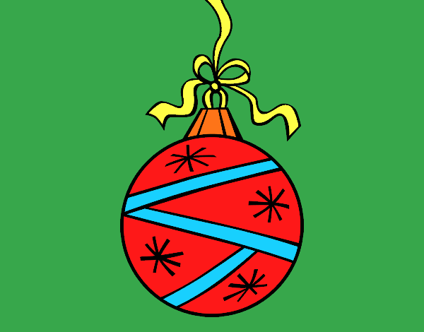 Una bola de Navidad