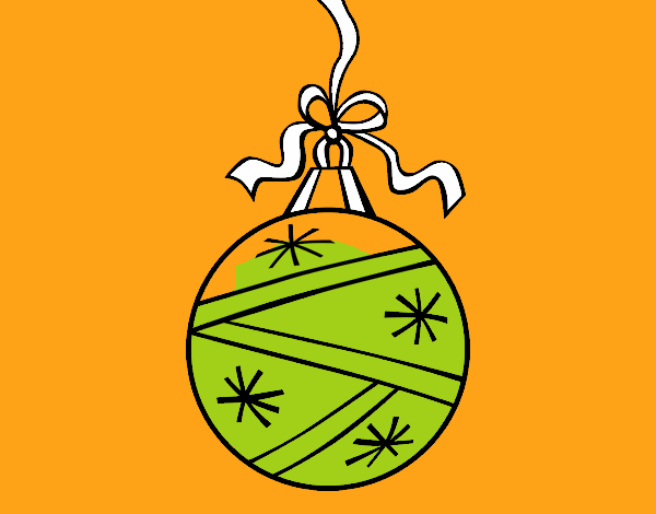 Una bola de Navidad