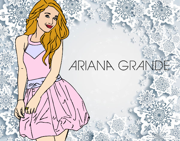 Dibujo Ariana Grande pintado por luciafer