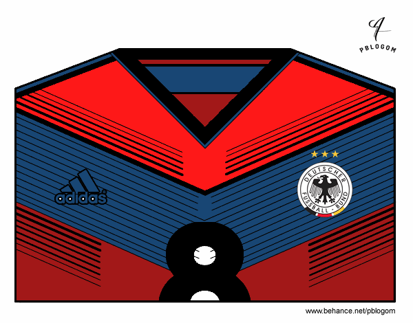 Camiseta del mundial de fútbol 2014 de Alemania