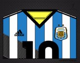 Camiseta del mundial de fútbol 2014 de Argentina