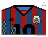 Camiseta del mundial de fútbol 2014 de Argentina