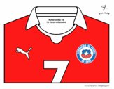 Camiseta del mundial de fútbol 2014 de Chile