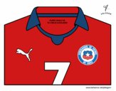 Camiseta del mundial de fútbol 2014 de Chile