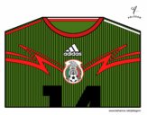 Camiseta del mundial de fútbol 2014 de México