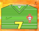 Camiseta del mundial de fútbol 2014 de Portugal