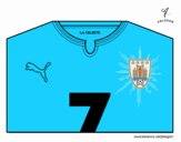 Camiseta del mundial de fútbol 2014 de Uruguay