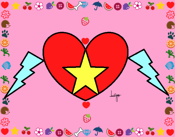 Corazón estrella