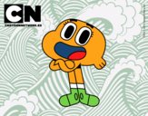 Dibujo Darwin de Gumball pintado por dasanti