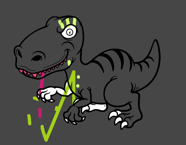 Dinosaurio velociraptor