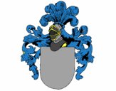 Escudo de armas y casco