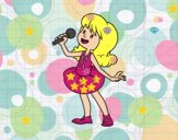 Dibujo Estrella del pop cantando pintado por JENY06