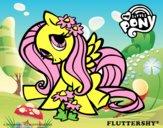 Dibujo Fluttershy pintado por padme