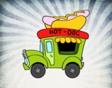 Food truck de perritos calientes