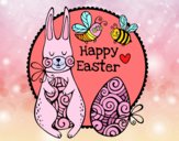 Dibujo Happy Easter pintado por luliilu