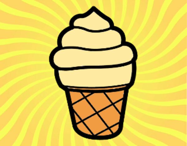 Helado amarillo