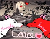 Lobos enamorados