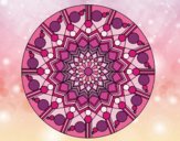 Dibujo Mandala flor con círculos pintado por Finys