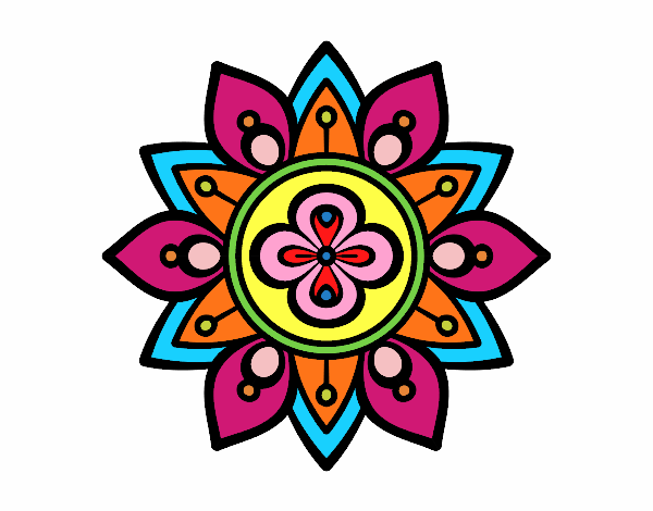 Mandala flor de loto