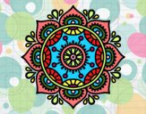 Dibujo Mandala para relajarse pintado por yulennys