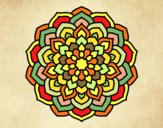 Dibujo Mandala pétalos de flor pintado por Maraly51